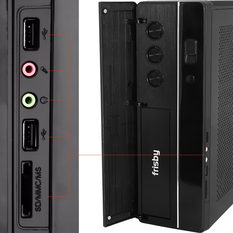 FRISBY 300w FC-S6020B Standart Slim ATX PC Kasası