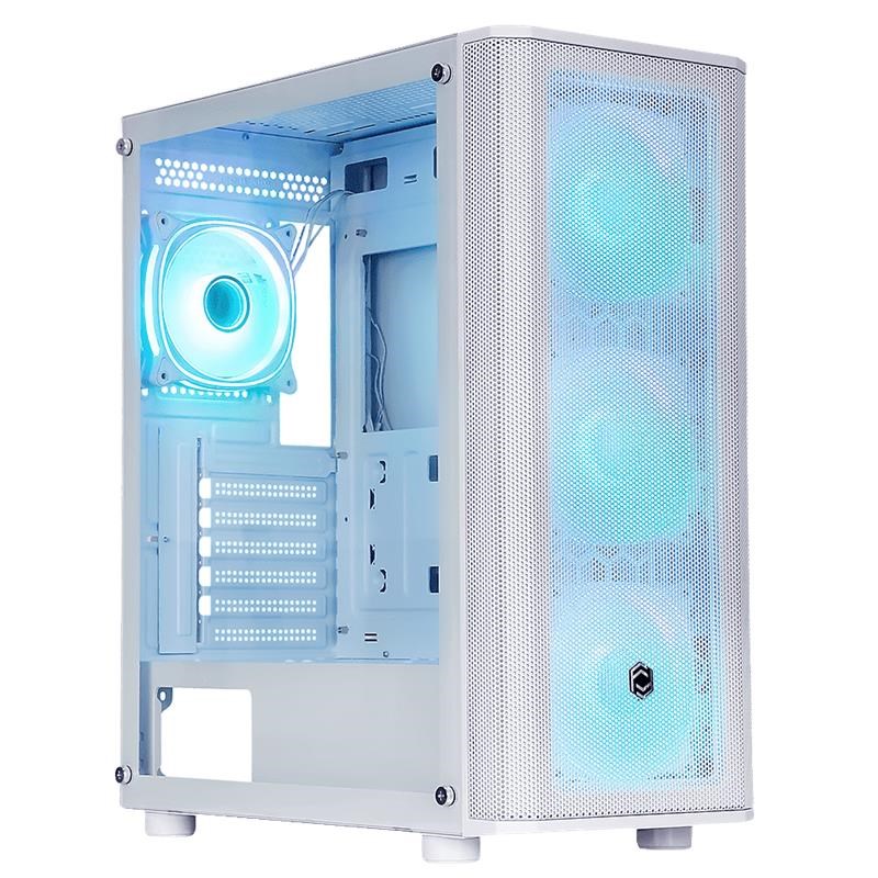 FRISBY 650w 80+ CM-106 ARGB Gaming Mid-Tower PC Kasası Beyaz