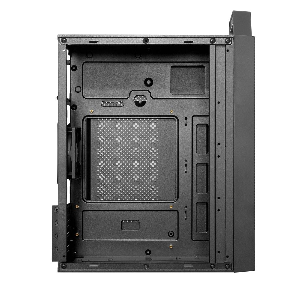 FRISBY FC-2725B, 1x80mm Fan, Siyah, 300W, USB 3.0, mATX, Mini Tower, Kulplu Kurumsal KASA