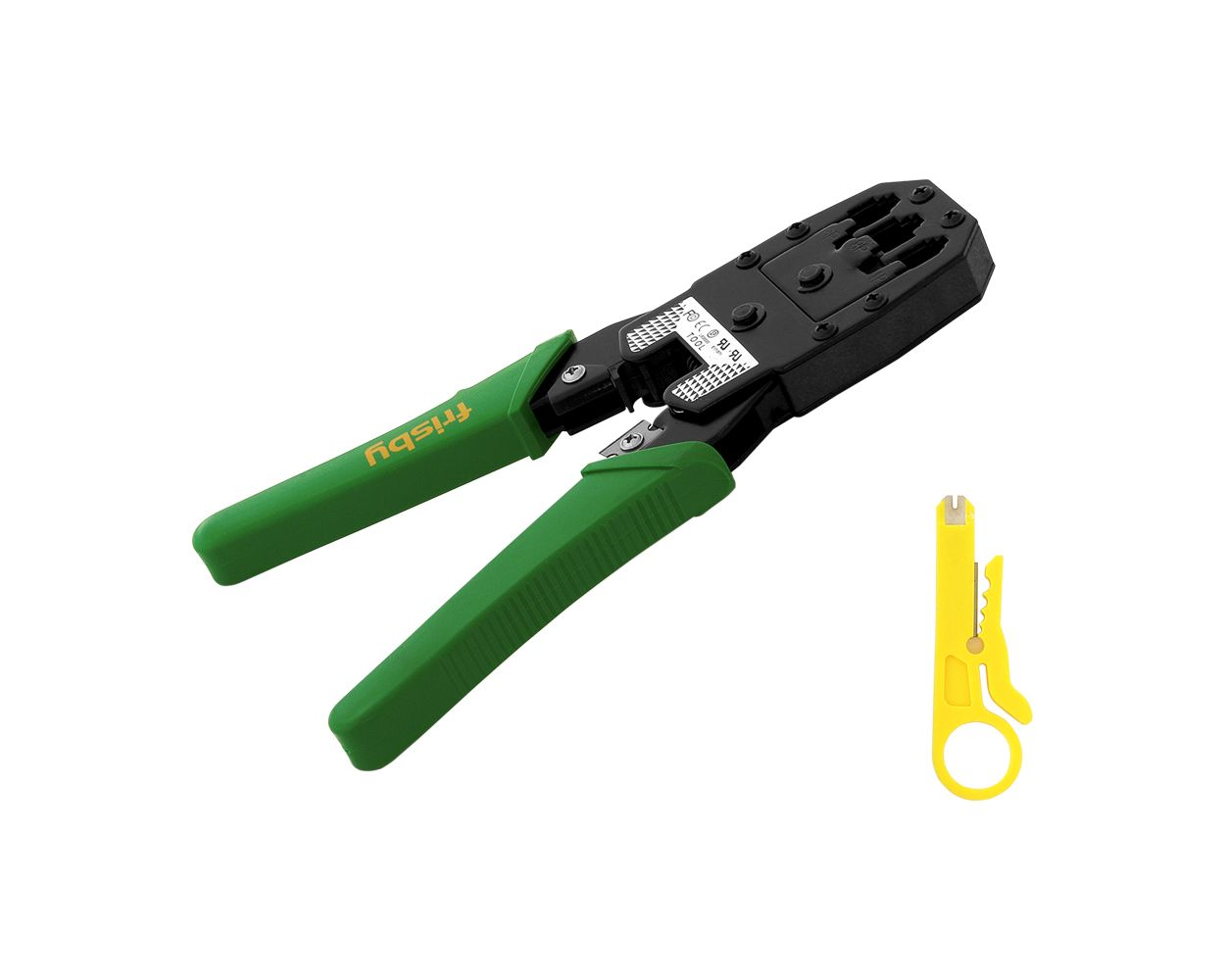 FRISBY FNW-55N RJ45 / RJ11 / RJ12 Sıkıştırma Pensesi (Metal Network & Telefon Konnektör Pensesi)