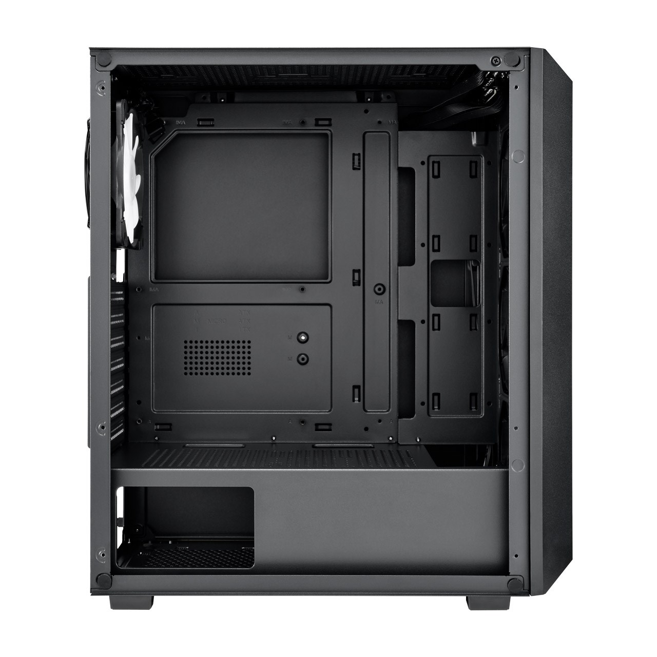 FSP CMT218 650W 4x FAN E-ATX SİYAH GAMING KASA