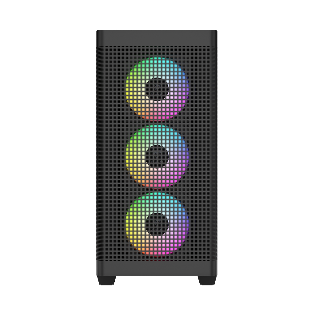 GAMDIAS ATHENA M3, 2000W,  Tempered Glass, Type-C, Mesh Ön Panel, ARGB, ATX, Professional GAMING KASA