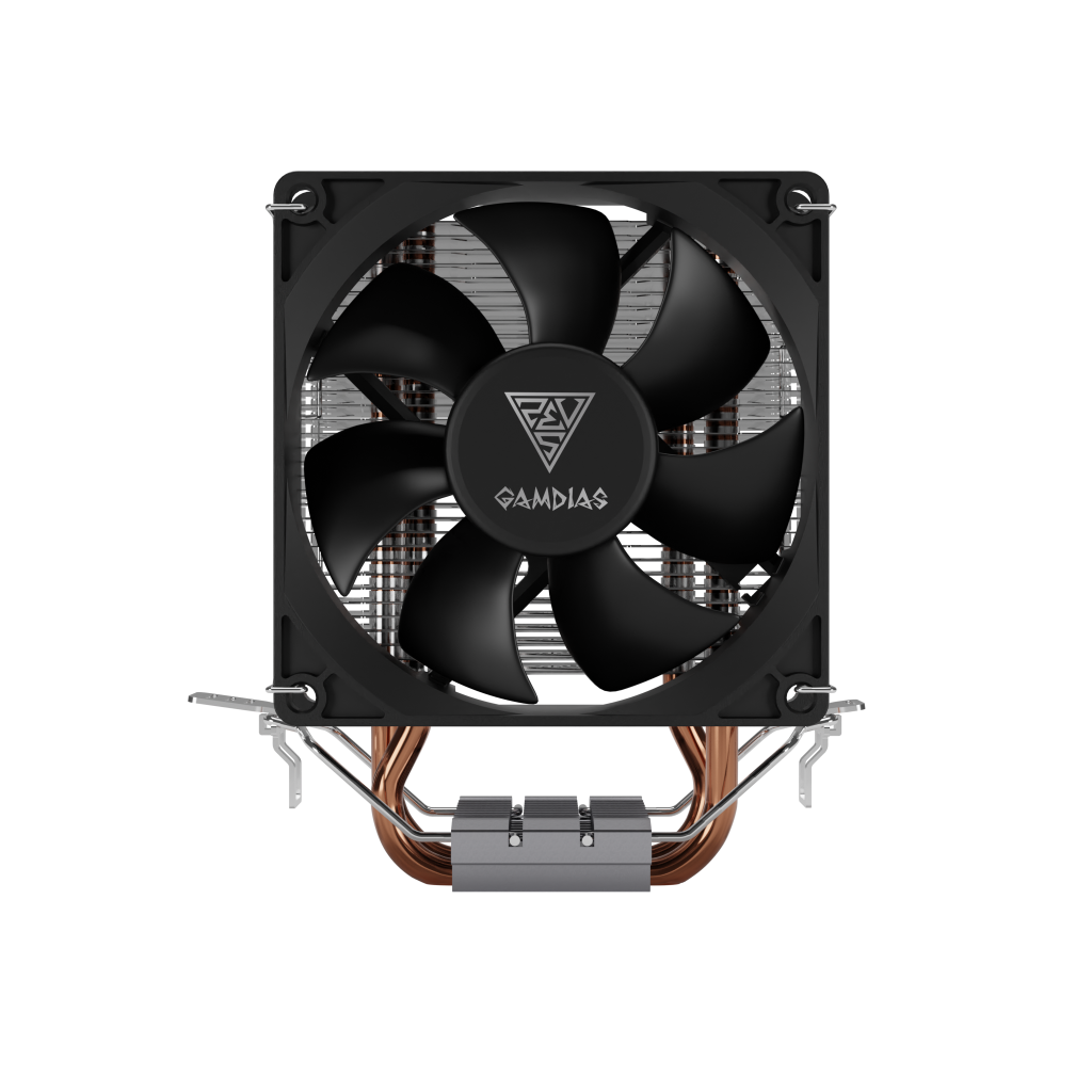 GAMDIAS BOREAS E1-210 MONO, 92mm, CPU  Kule Tipi Hava Soğutma, Doğrudan Temas Teknolojisine Sahip 2 adet Gelişmiş Bakır Isı Borusu (AMD AM5 ve INTEL Tüm işlemciler ile uyumlu)