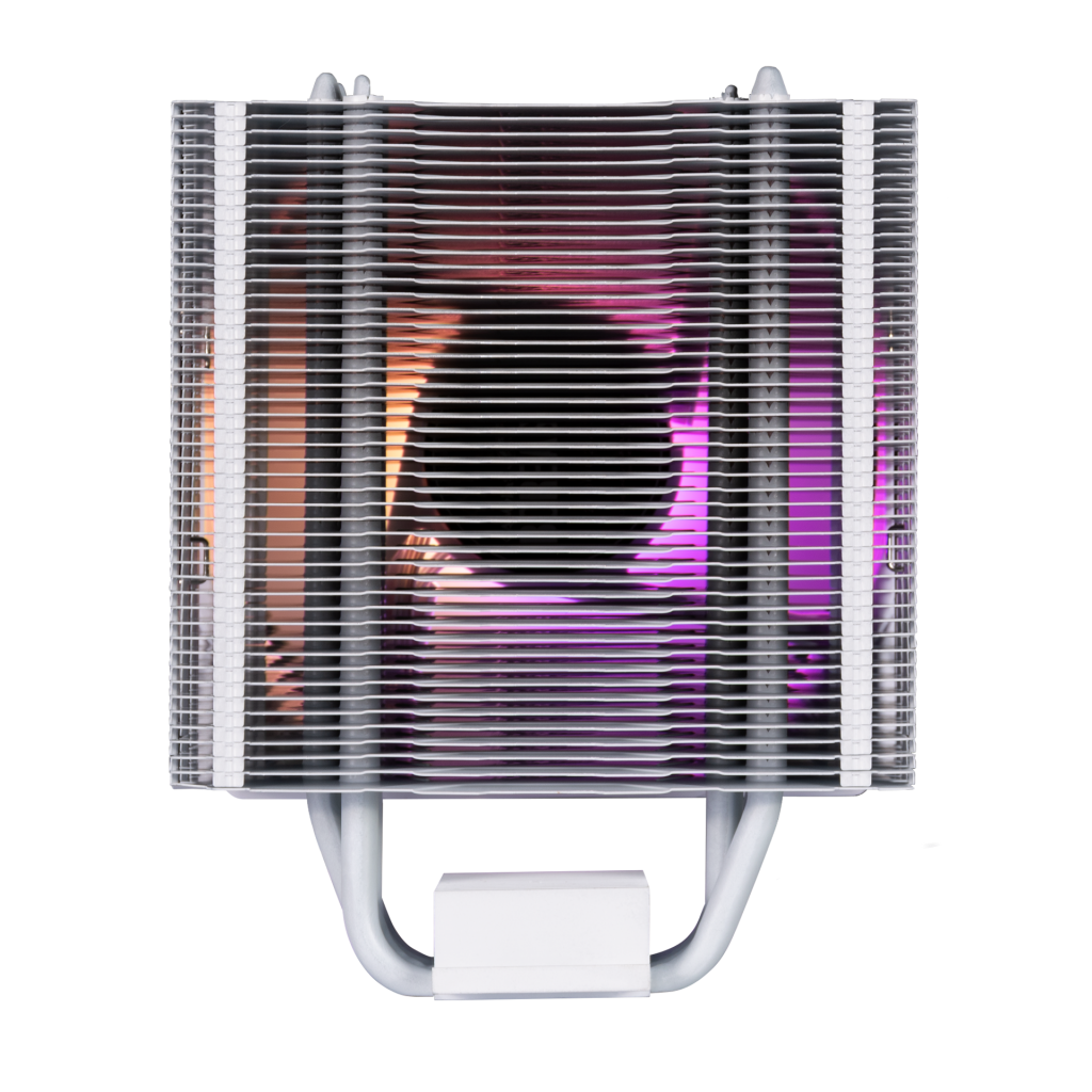 GAMDIAS BOREAS E1-410 WH, White Edition, 120mm, CPU Kule Tipi Hava Soğutma, Doğrudan Temas Teknolojisine Sahip 4 adet Gelişmiş Bakır Isı Borusu (AMD AM4-AM5 ve INTEL Tüm işlemciler ile uyumlu)