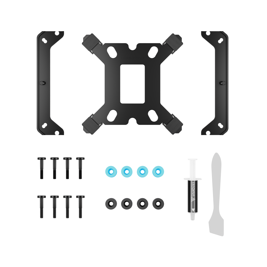 GAMDIAS BOREAS E2-410, Black Edition, 120mm, CPU Kule Tipi Hava Soğutma, Doğrudan Temas Teknolojisine Sahip 4 adet Gelişmiş Bakır Isı Borusu (AMD AM4-AM5 ve INTEL Tüm işlemciler ile uyumlu)