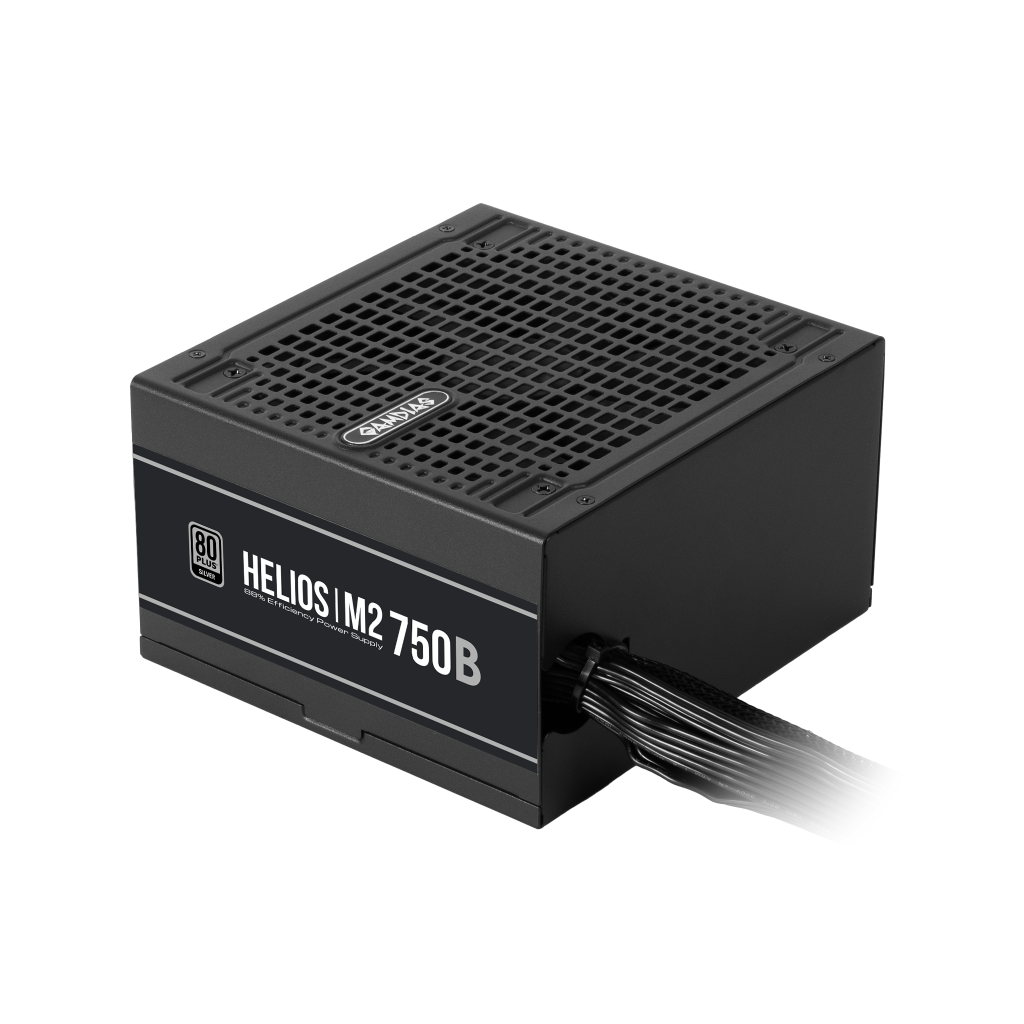 GAMDIAS HELIOS M2-750B, 750W, 80+ Silver, Aktif PFC, GAMING, ATX, Power Supply (PSU)