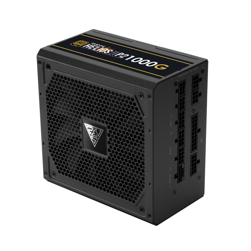 GAMDIAS HELIOS P2-1000G, 1000W, 80+ Gold, Full Modüler, Aktif PFC, GAMING, ATX, Power Supply (PSU)