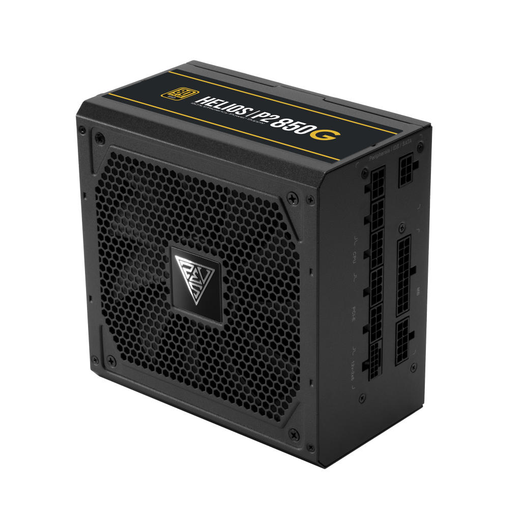 GAMDIAS HELIOS P2-850G, 850W, 80+ Gold, Full Modüler, Aktif PFC, GAMING, ATX, Power Supply (PSU)