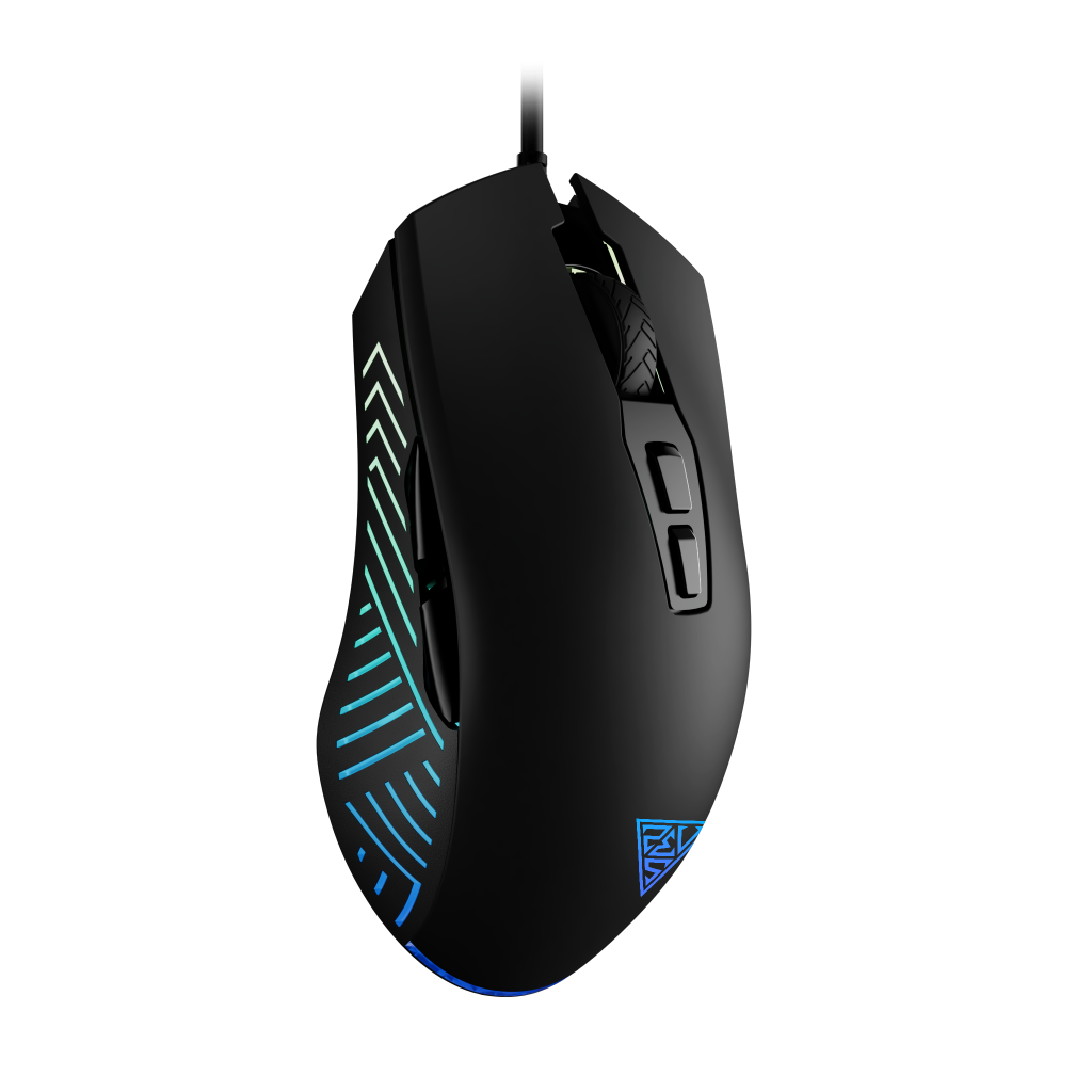 GAMDIAS ZEUS E4, RGB Aydınlatma, USB Kablolu,  7 Programlanabilir Buton, Gaming Mouse, 7.200 DPI, Siyah