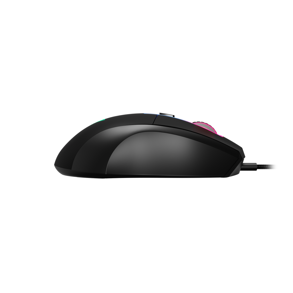GAMDIAS ZEUS M5, RGB Aydınlatma, USB Kablolu,  7 Programlanabilir Buton, Gaming Mouse, 12.800 DPI, Siyah