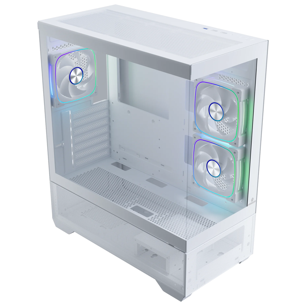 GAMEBOOSTER 750W+ BRONZE NYVRA ALPHA JBST-GBXMC04 3-ARGB Fanlı Gaming Mid-Tower PC Kasası Beyaz