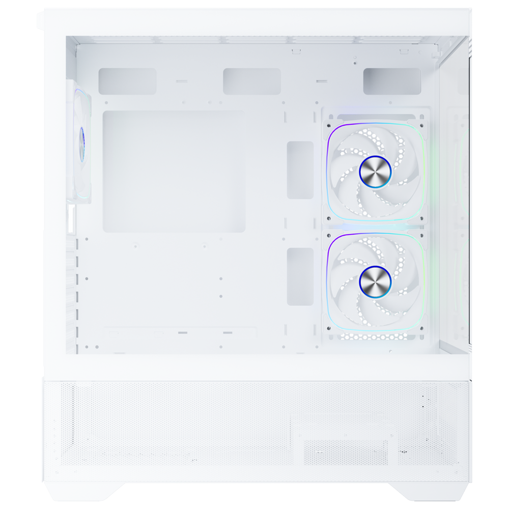GAMEBOOSTER 750W+ BRONZE NYVRA ALPHA JBST-GBXMC04 3-ARGB Fanlı Gaming Mid-Tower PC Kasası Beyaz