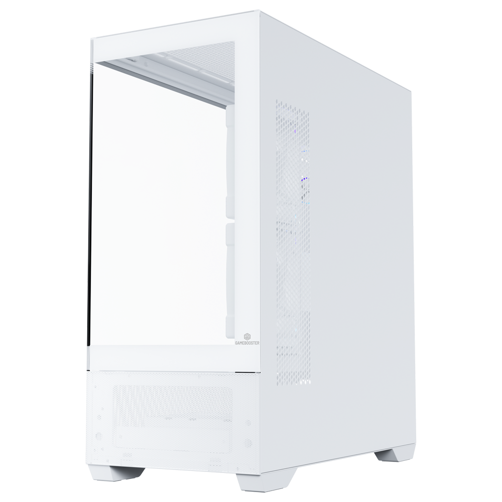 GAMEBOOSTER 750W+ BRONZE NYVRA ALPHA JBST-GBXMC04 3-ARGB Fanlı Gaming Mid-Tower PC Kasası Beyaz