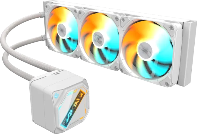GIGABYTE 360MM GAMING 360 ICE ARGB AM5-1851p Sıvı Soğutmalı İşlemci Fanı Bayaz