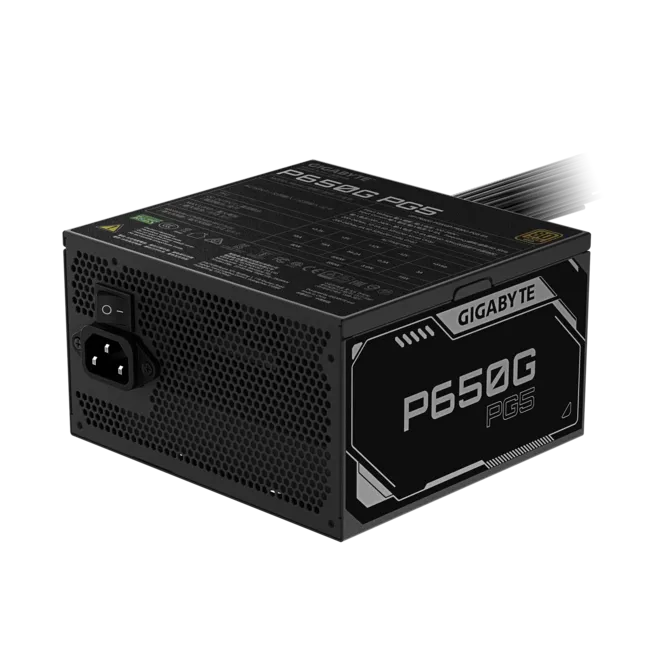 GIGABYTE 650w 80+Gold GP-P650G PG5 PCIe 5.1 Power Supply
