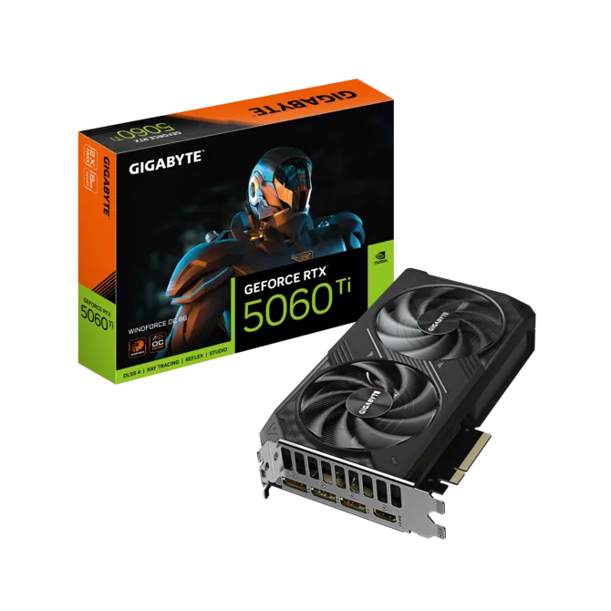 GIGABYTE 8GB RTX5060TI WINDFORCE OC GV-N506TWF2 OC-8GD GDDR7 128bit PCIE 5.0