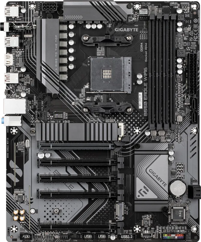 GIGABYTE B550 EAGLE WIFI6 DDR4 HDMI-DP PCIe 4.0 AM4 ATX