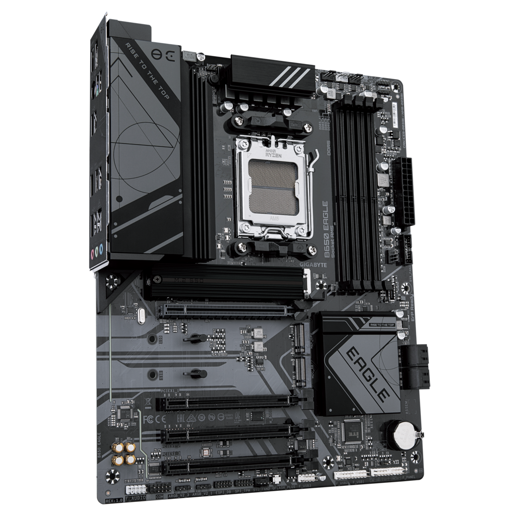 GIGABYTE B650 EAGLE, Rev.1.0, 4xDDR5, 3xM.2, DP, HDMI, Type-C, AM5 Soket GAMING Anakart