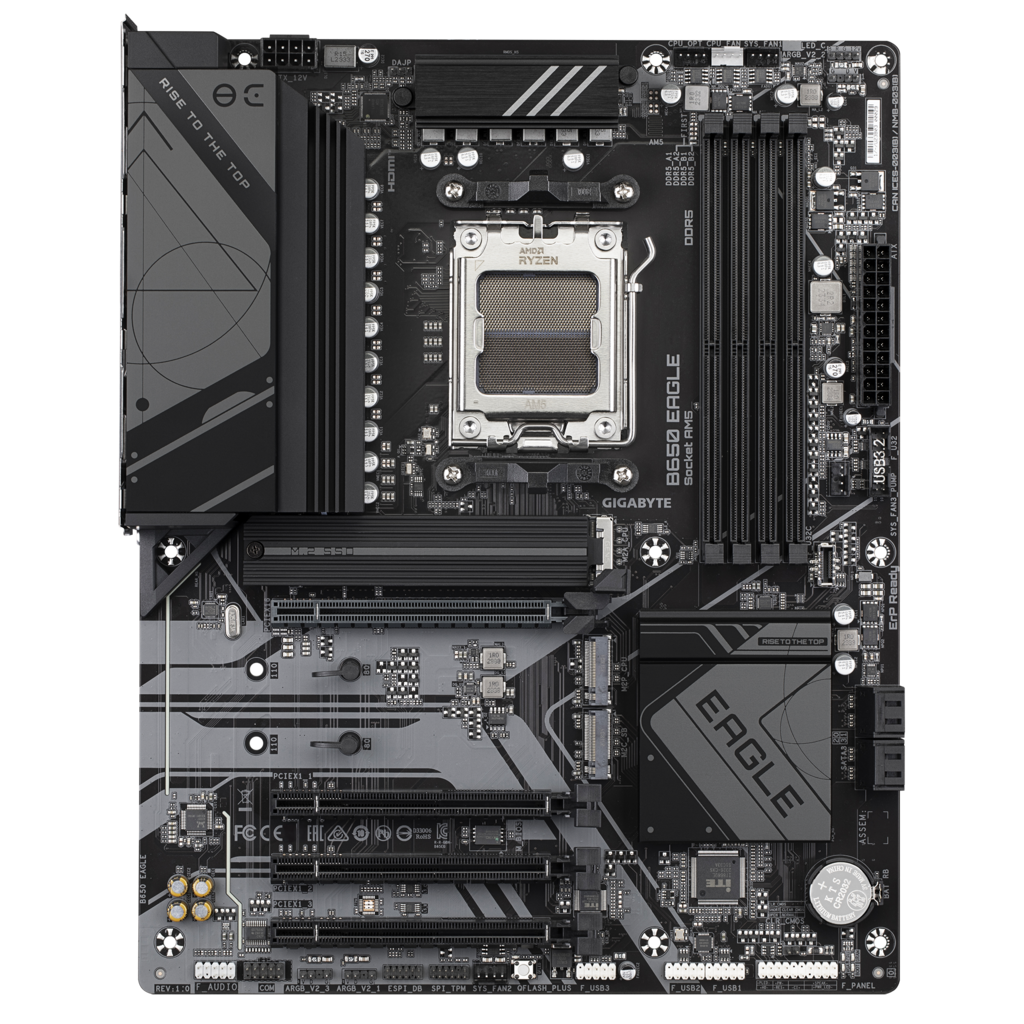 GIGABYTE B650 EAGLE, Rev.1.0, 4xDDR5, 3xM.2, DP, HDMI, Type-C, AM5 Soket GAMING Anakart