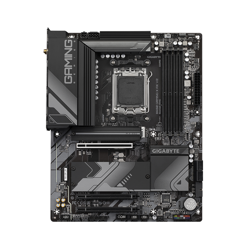 GIGABYTE B650 GAMING X AX V2, 4xDDR5, 3xM.2, DP, HDMI, Type-C, Wi-Fi 6E, Bluetooth v5.3, AM5 Soket GAMING Anakart