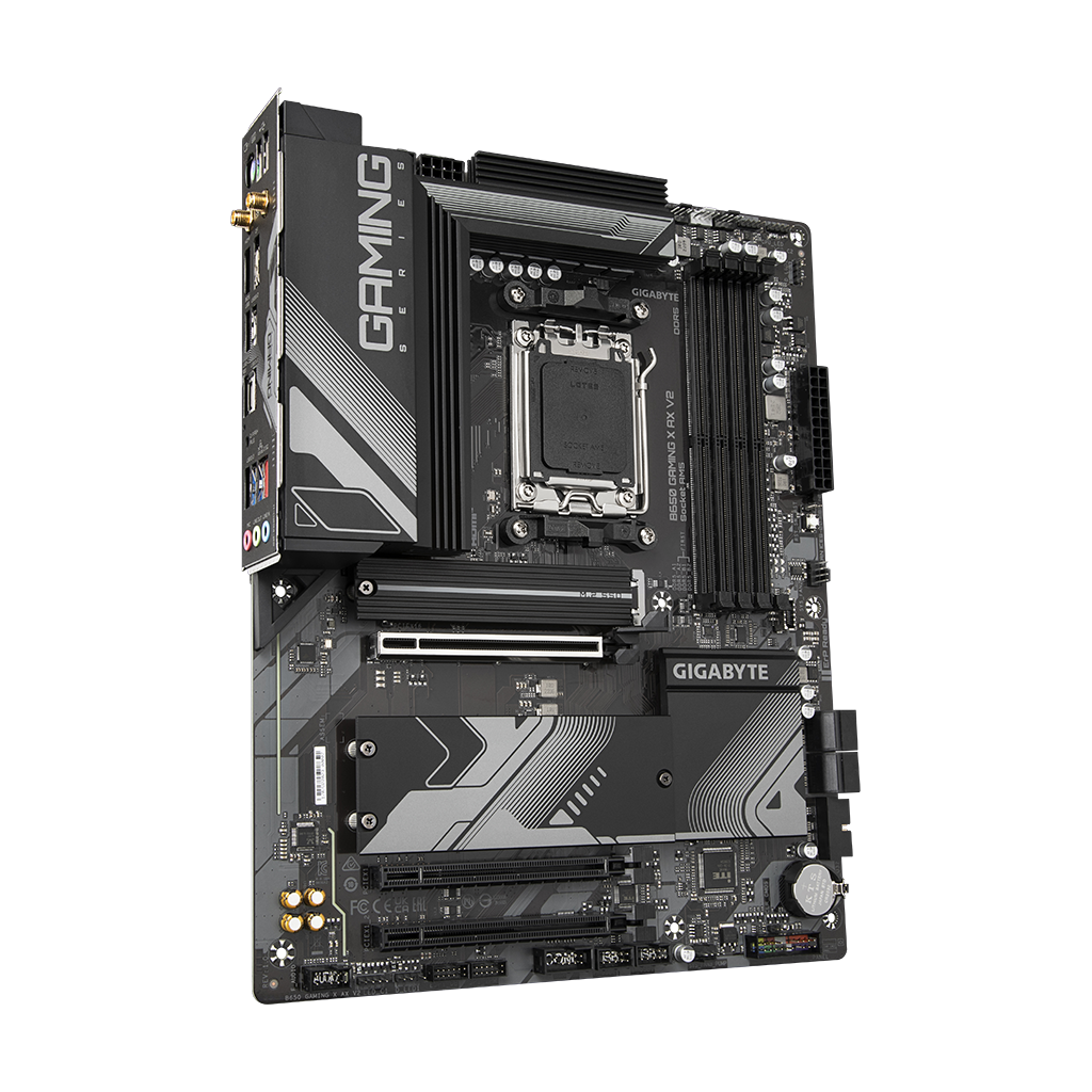 GIGABYTE B650 GAMING X AX V2, 4xDDR5, 3xM.2, DP, HDMI, Type-C, Wi-Fi 6E, Bluetooth v5.3, AM5 Soket GAMING Anakart