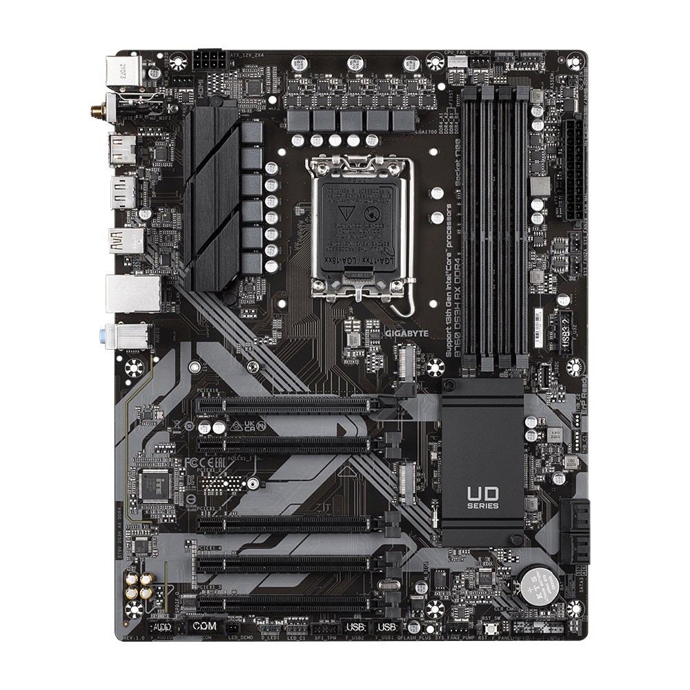 GIGABYTE B760 DS3H AX DDR4 M.2 HDMI DP ATX 1700P