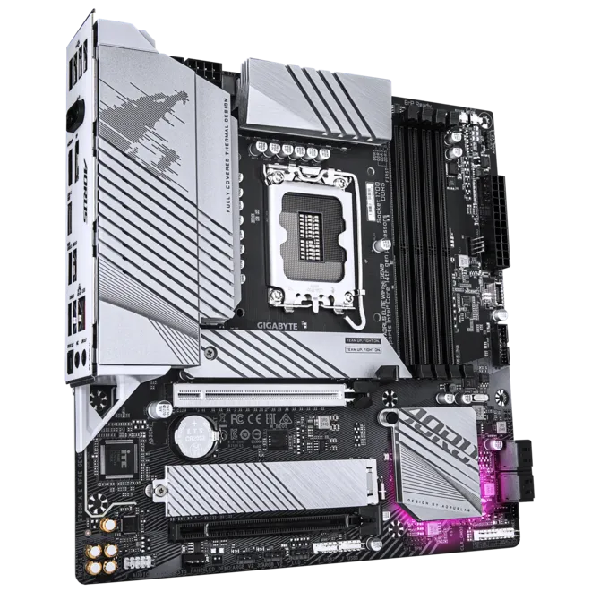 GIGABYTE B760M AORUS ELITE WIFI6E GEN5 DDR5 HDMI-DP TYPEC PCIE 4.0 1851p mATX