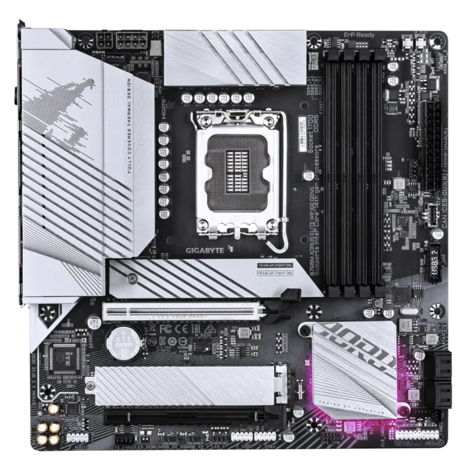 GIGABYTE B760M AORUS ELITE WIFI6E GEN5 DDR5 HDMI-DP TYPEC PCIE 4.0 1851p mATX
