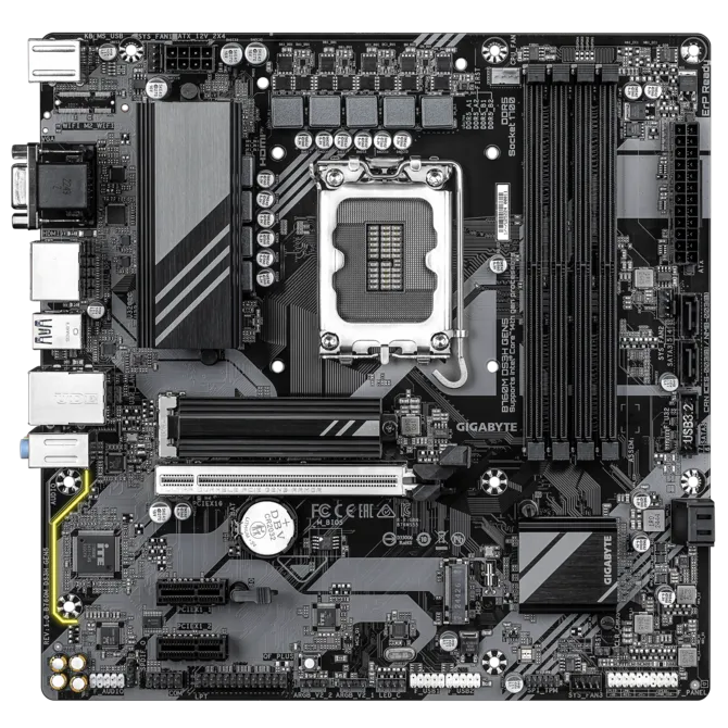 GIGABYTE B760M DS3H GEN5 DDR5 HDMI-DP TYPEC PCIE 4.0 1700p mATX