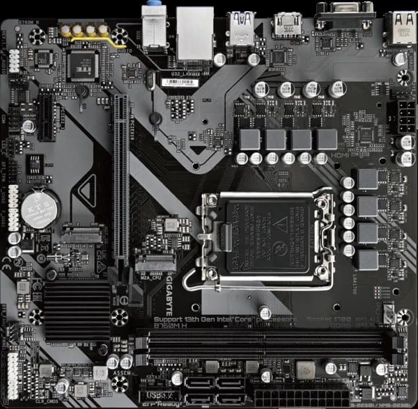 GIGABYTE B760M H DDR5 HDMI VGA MATX 1700P