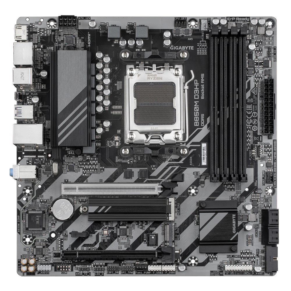 GIGABYTE B850M D3HP DDR5 7600Mhz HDMI/DP MATX AM5