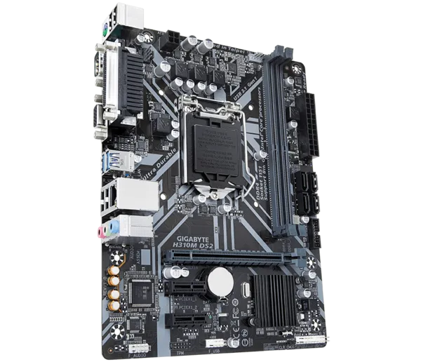 GIGABYTE H310M-DS2 DDR4 PCIe 16X v3.0 1151p v2 mATX