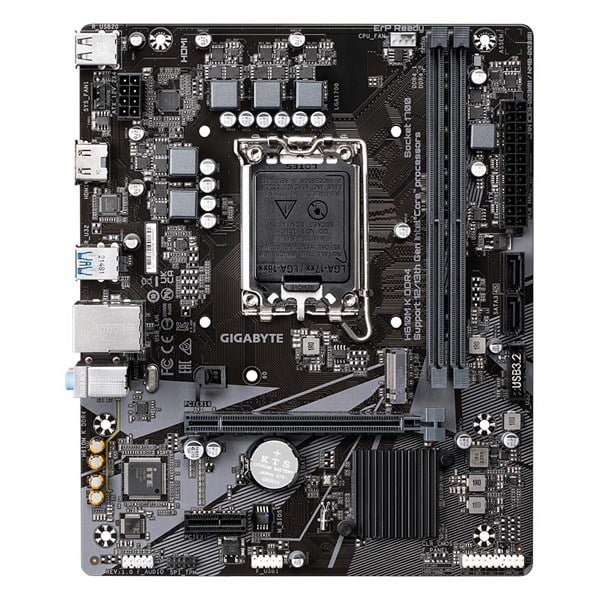 GIGABYTE H610M-K DDR4 HDMI PCIe 16X v4.0 1700p mATX