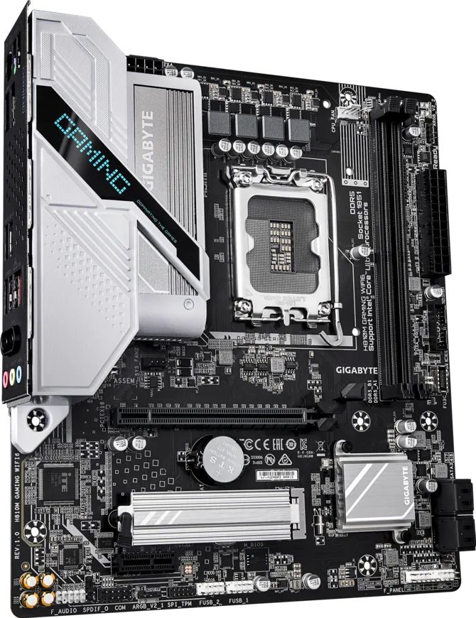 GIGABYTE H810M GAMING WIIFI6 HDMI-DP PCIE 4.0 1851p mATX
