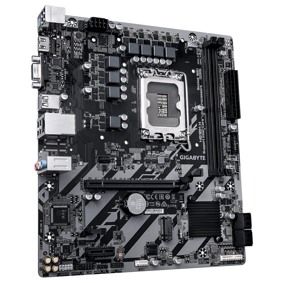 GIGABYTE H810M-H DDR5 HDMI PCIE 4.0 1851p mATX