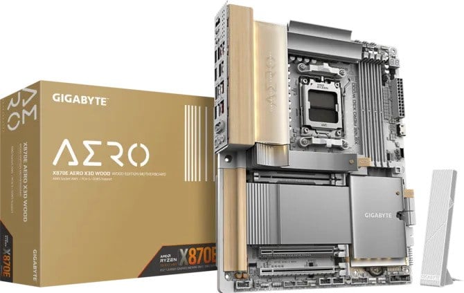 GIGABYTE X870E AERO X DK WOOD DDR5 8000Mhz HDMI/DP ATX AM5