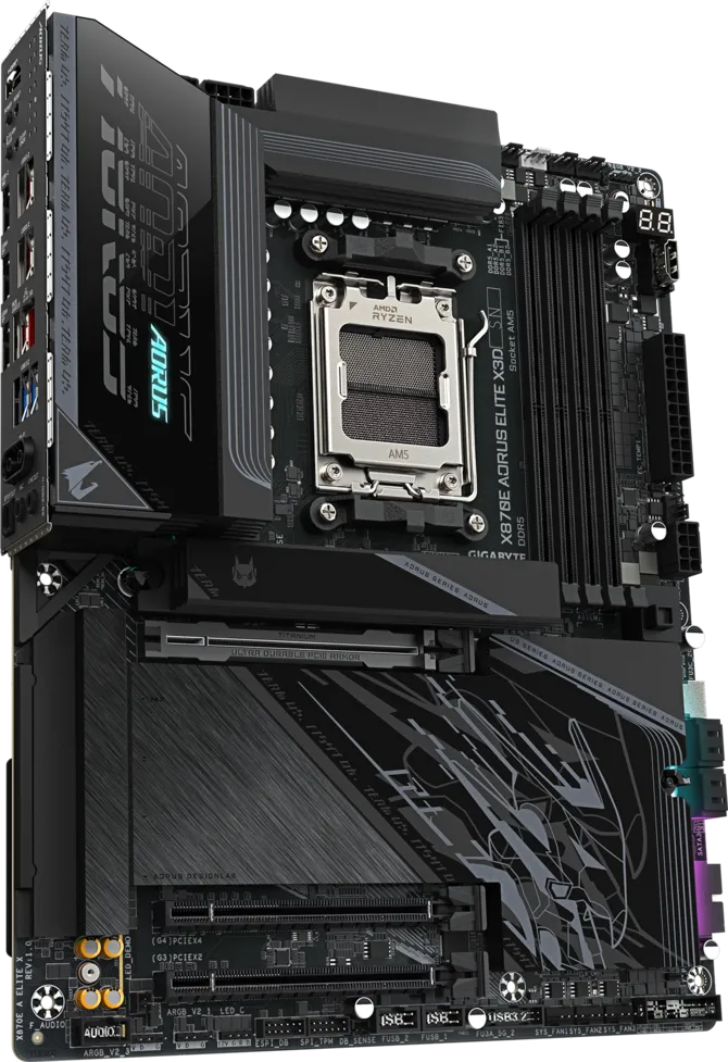 GIGABYTE X870E AORUS ELITE X3D WIFI7 DDR5 HDMI-DP TYPEC PCIE 5.0 AM5 ATX