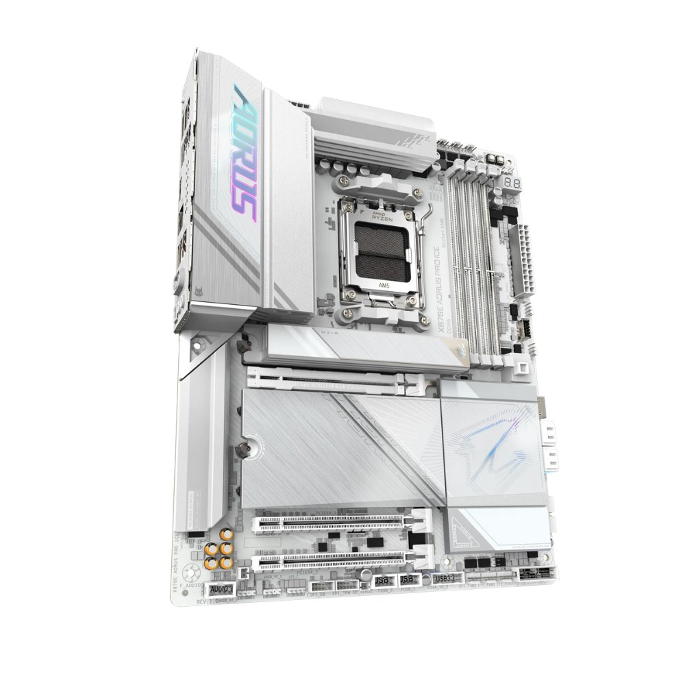 GIGABYTE X870E AORUS PRO ICE DDR5 M.2 HDMI DP ATX AM5