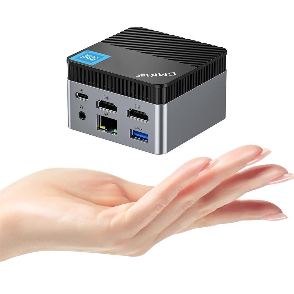 GMKtec G5 Intel N97 İşlemci 12GB 4800Mhz 256GB 2xHDMI 3xUSB W11P Ultra Mini PC