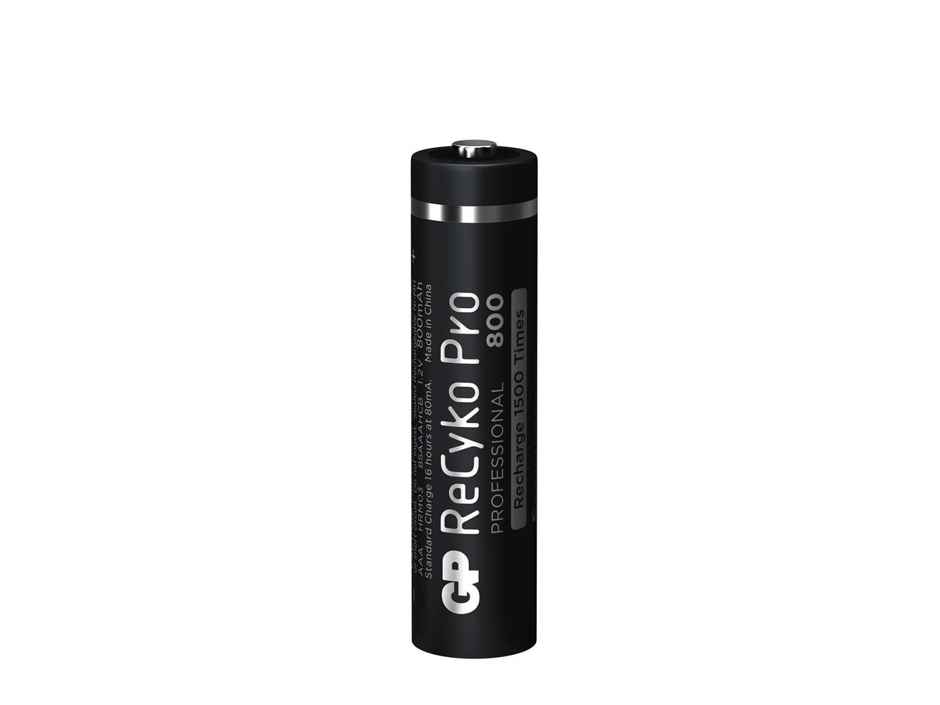 GP AAA 800 mAh Şarjlı İnce Kalem Pil 4lü Paket Recyko