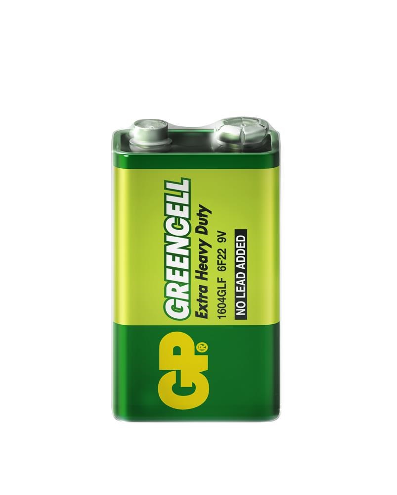 GP Greencel 9V Çinko Pil 10lu Paket GP1604G-S1