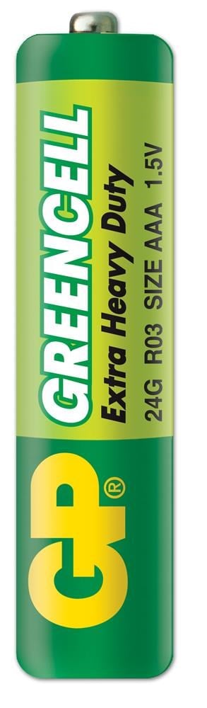GP Greencel R03 AAA Boy İnce Çinko Kalem Pil 4lü Paket GP24G-U4