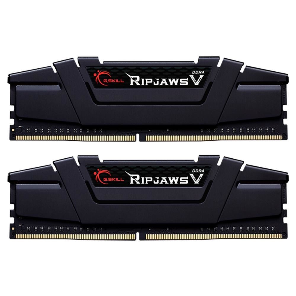 GSKILL 32GB (2X 16GB) DDR4 3600MHZ CL18 DUAL KIT PC RAM RIPJAWS V F4-3600C18D-32GVK