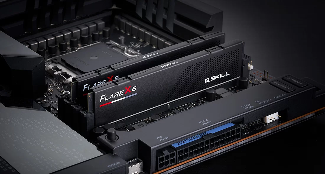 GSKILL 32GB (2X 16GB) DDR5 6000MHZ CL36 DUAL KIT PC RAM FLARE X5 F5-6000J3636F16GX2-FX5