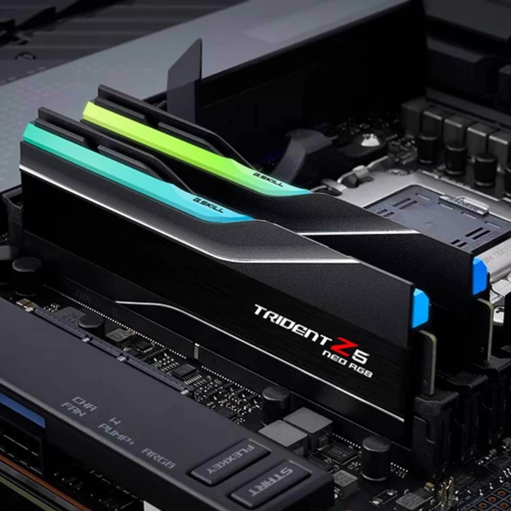 GSKILL 64GB (2X 32GB) DDR5 6000MHZ DUAL KIT RGB PC RAM TRIDENT Z NEO F5-6000J3040G32GX2-TZ5NR