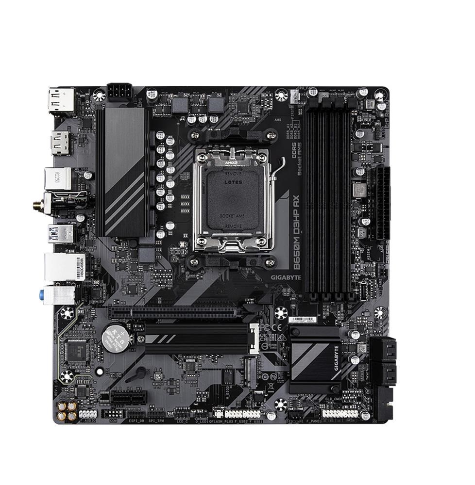 Gigabyte B650M D3HP Ax Amd B650 Am5 Ddr5 7600MHZ (Oc) Hdmı-dp M.2 Wi-Fi Rgb Matx Anakart