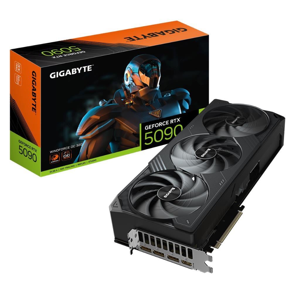 Gigabyte GeForce RTX5090 WINDFORCE OC GV-N5090WF3OC-32GD GDDR7 32G 512bit Gaming Ekran Kartı