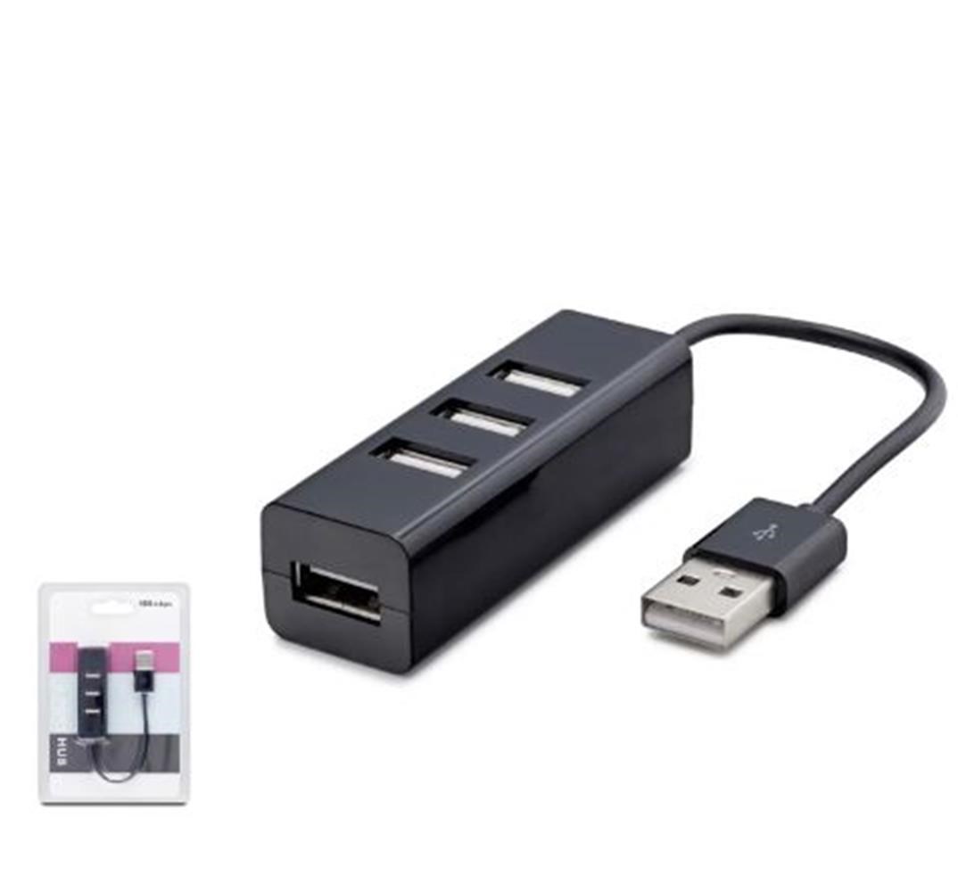 HADRON HDX7014 USB Hub 4 Port 480 Mbps Siyah