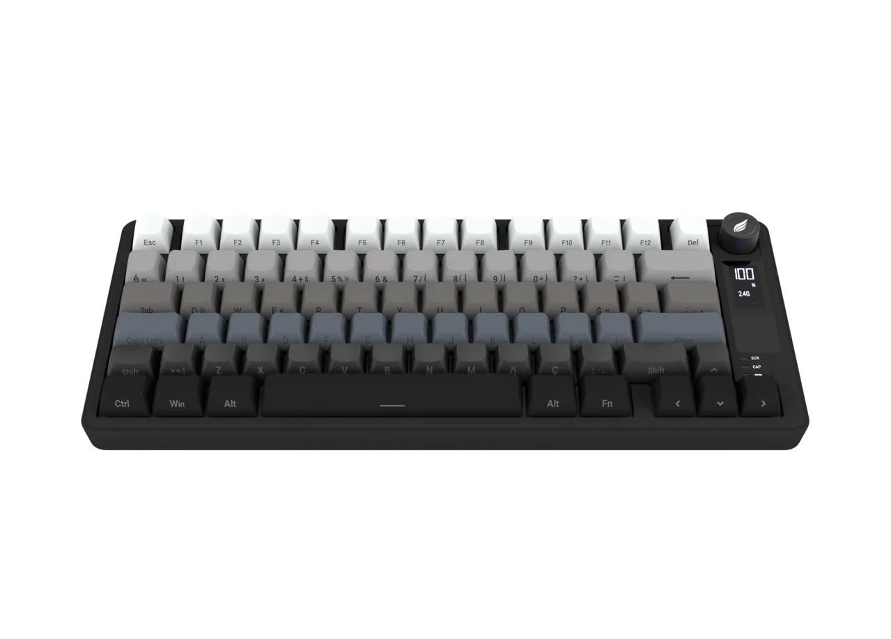HAWK GAMING HK255BG MEMBRANE LCD RGB KABLOSUZ BLUE KLAVYE