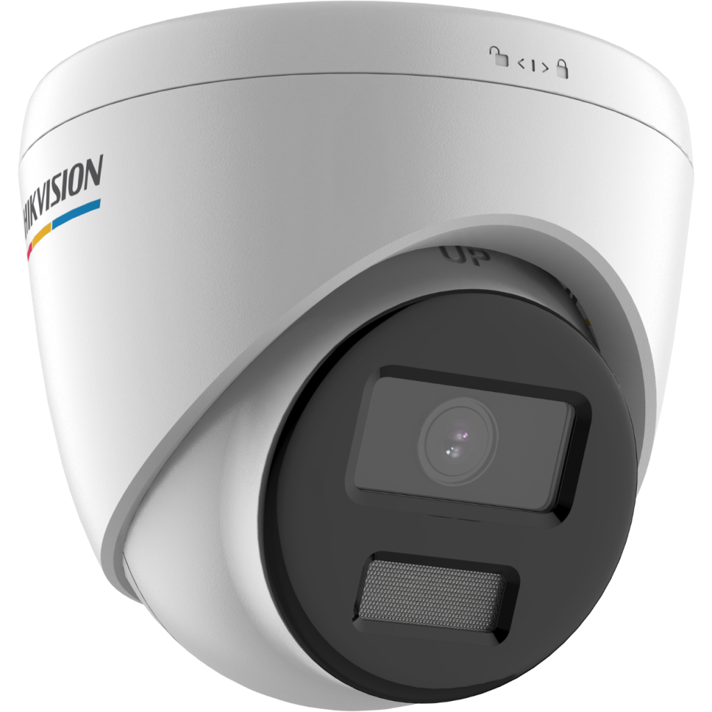 HIKVISION DS-2CD1343G2-LIUF 4Mpix, 2,8mm Lens, H265+, 30Mt Gece Görüşü, Hybrid Light, PoE, Mikrofonlu Dome IP Kamera